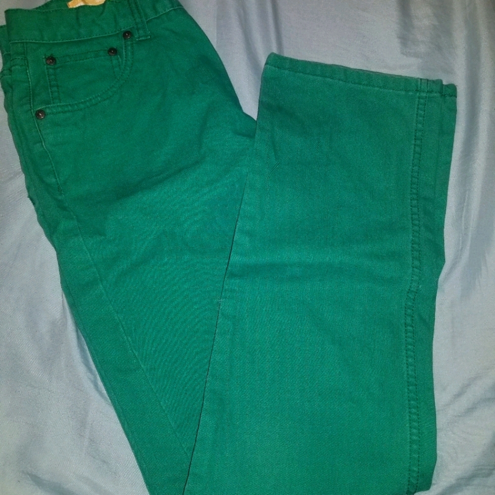 Beautiful green jeans